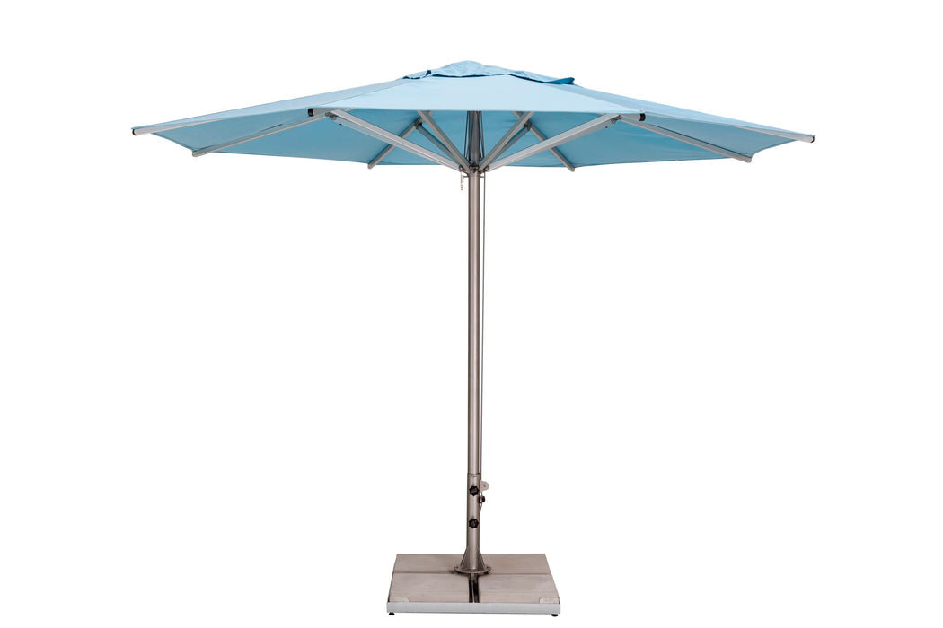 Woodline Shade Storm Round Patio Umbrella