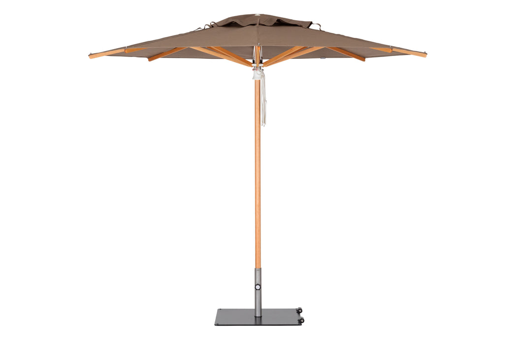 Woodline Shade Pacific Round Hardwood Patio Umbrella