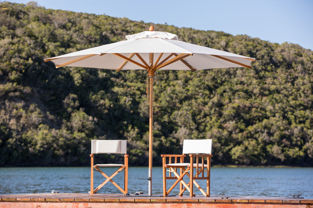 Woodline Shade Safari Round Patio Umbrella
