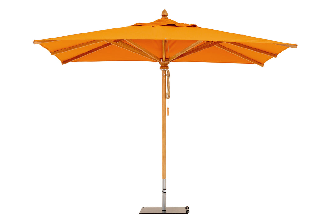 Woodline Shade Safari Rectangular Patio Umbrella