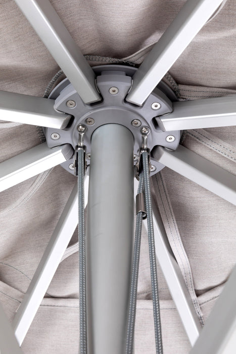 Woodline Shade Pacific Square Aluminum Patio Umbrella