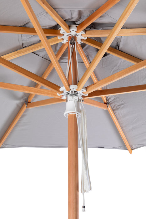 Woodline Shade Pacific Square Hardwood Patio Umbrella