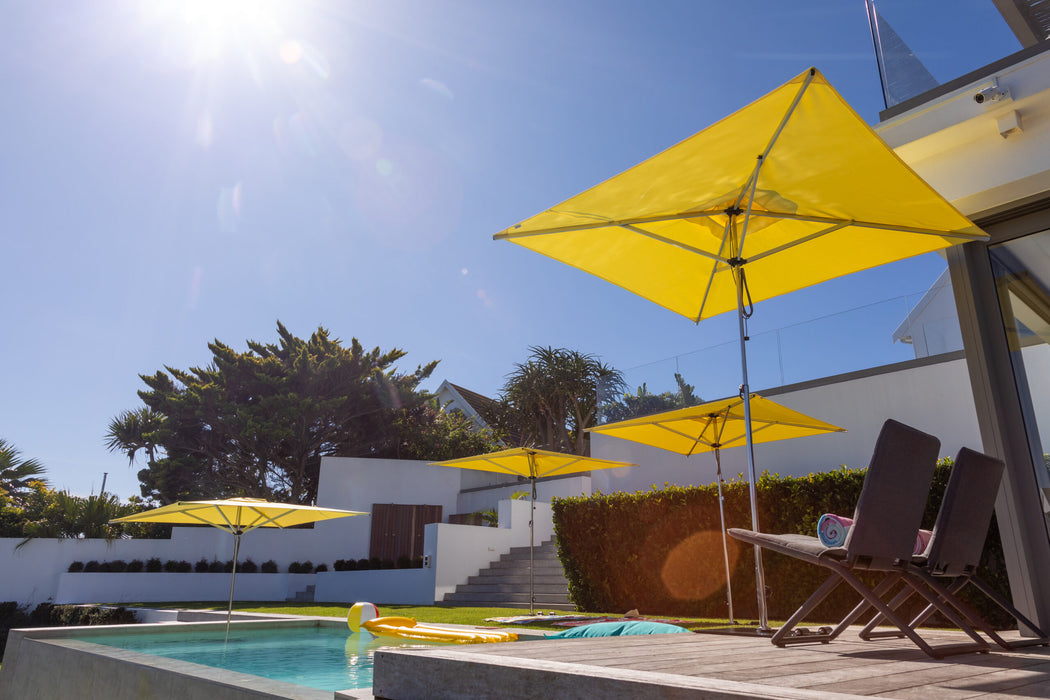Woodline Shade Swift Square Patio Umbrella