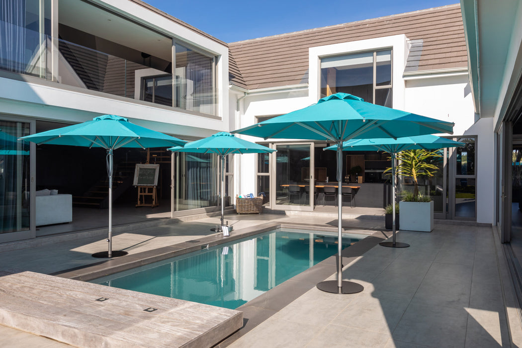Woodline Shade Pacific Square Aluminum Patio Umbrella