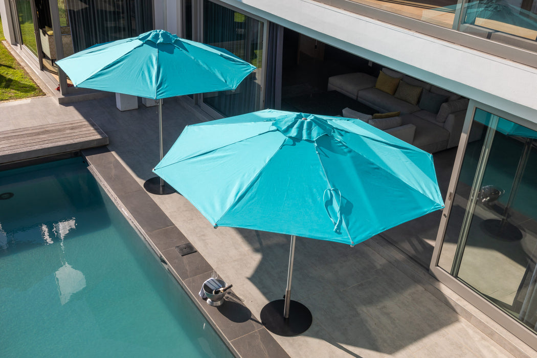 Woodline Shade Pacific Round Aluminum Patio Umbrella