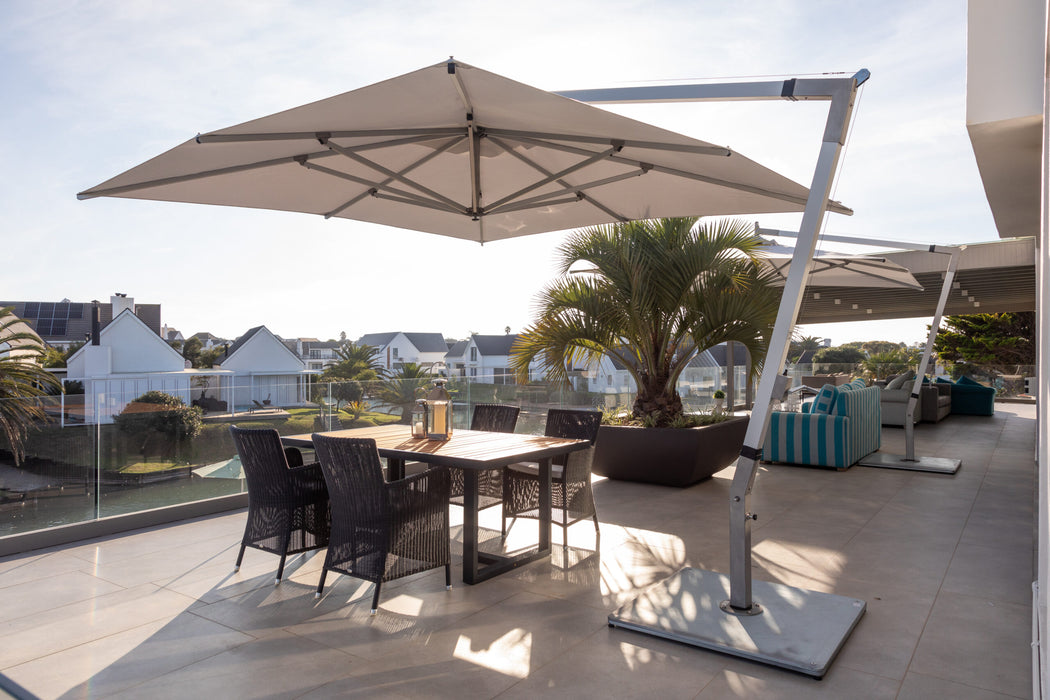 Woodline Shade Pendulum Rectangular Cantilever Umbrella