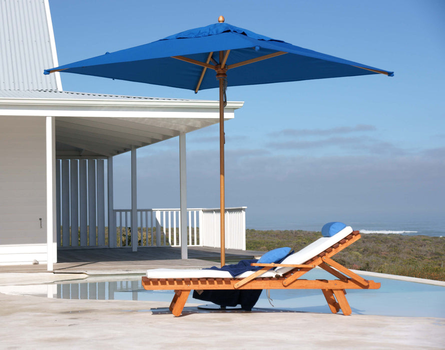Woodline Shade Safari Rectangular Patio Umbrella